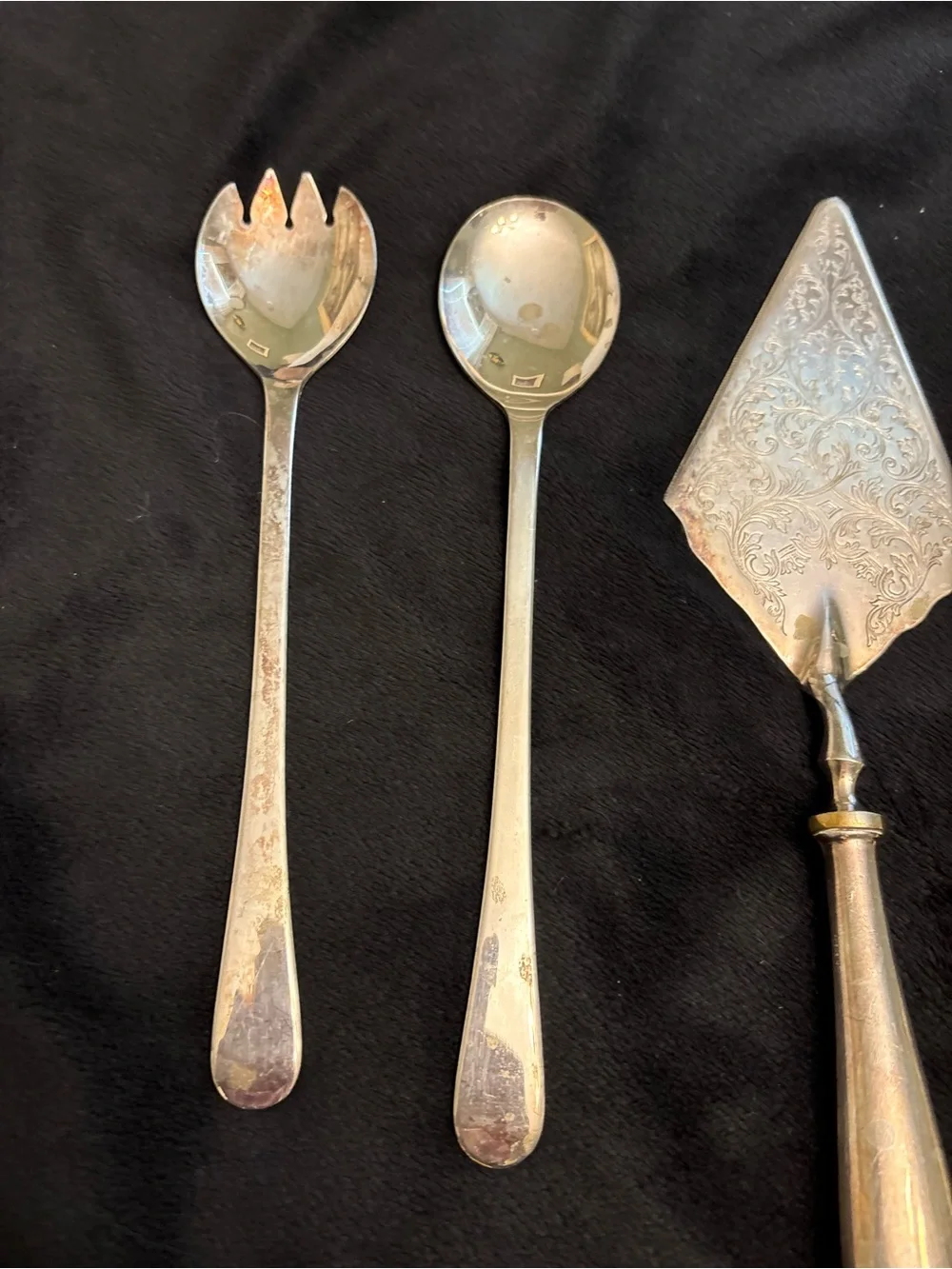 12 antique vintage silverplated serveware pieces